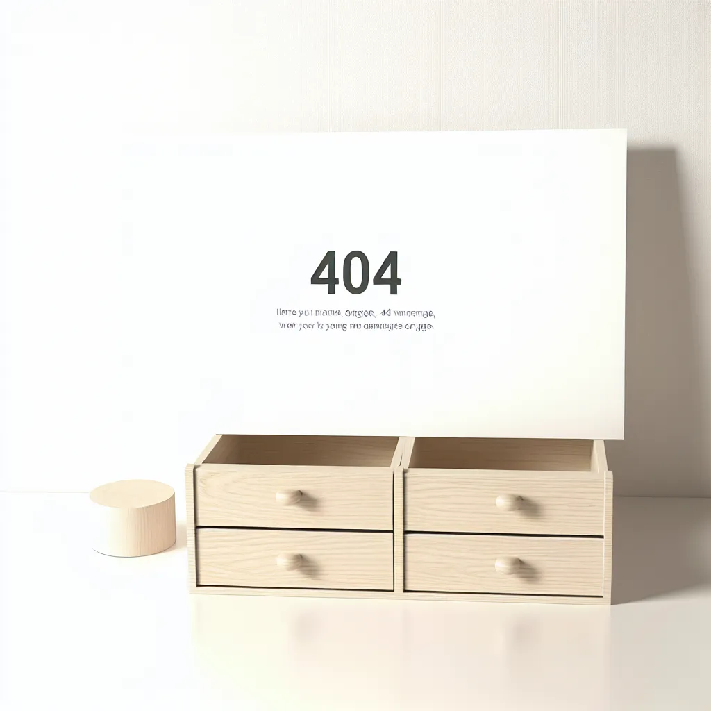 Empty organized drawer