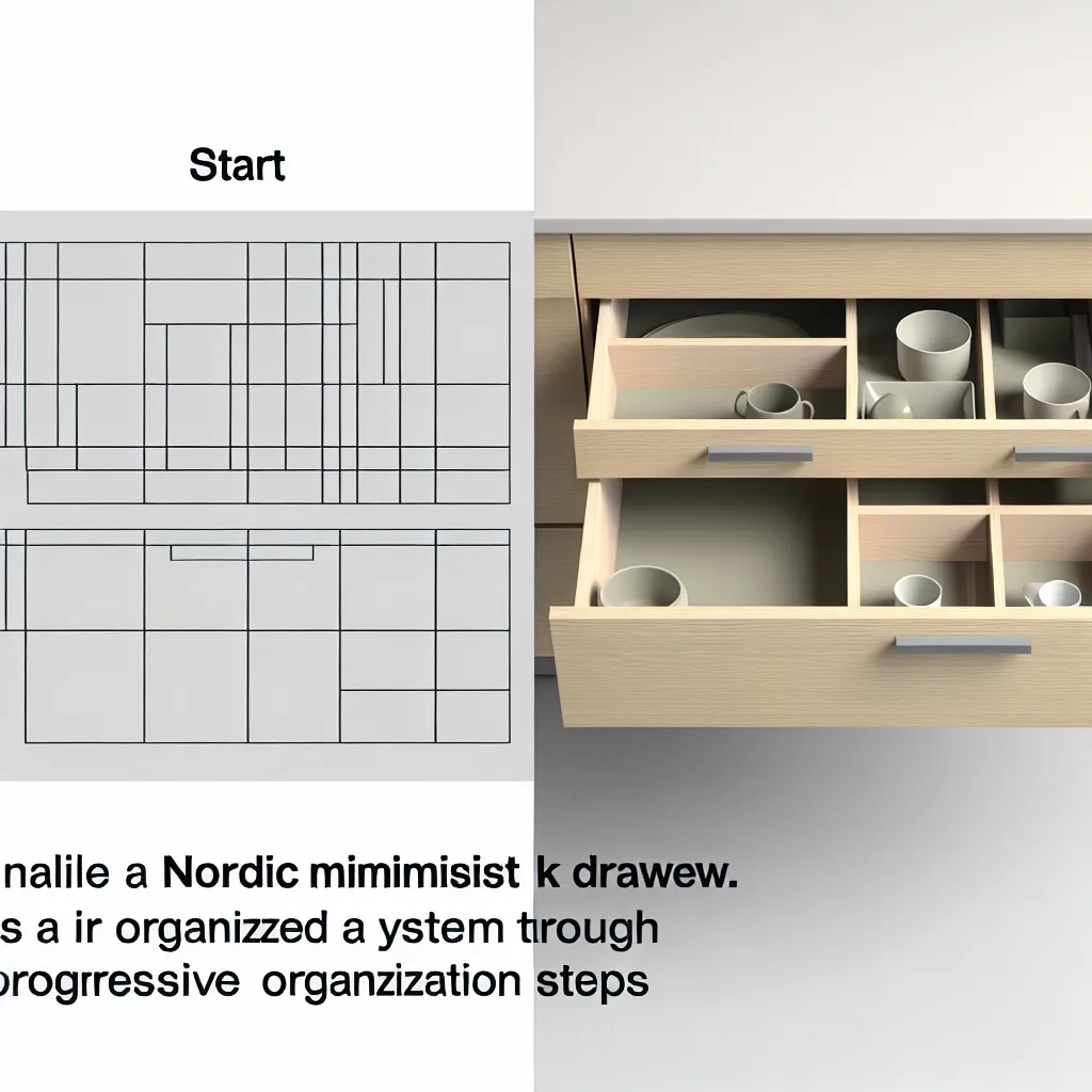 Kitchen drawer transformation journey